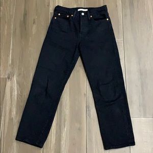 Levis wedgie straight in black